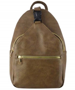 Fashion Sling Backpack AD767 TAUPE